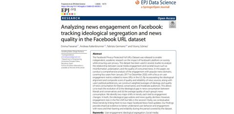 پراکندگی ایدئولوژیک در فیسبوک