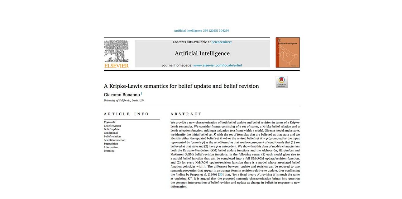 به روزرسانی ساختار باور از طریق هوش مصنوعی
