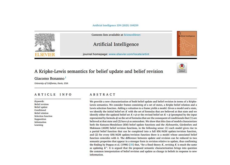 به روزرسانی ساختار باور از طریق هوش مصنوعی