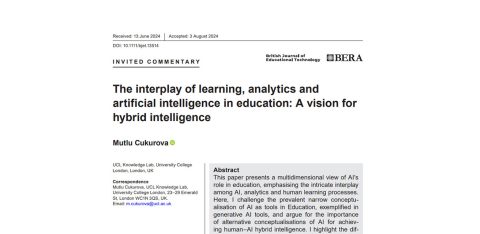 مقاله هوش مصنوعی در آموزش و پرورش